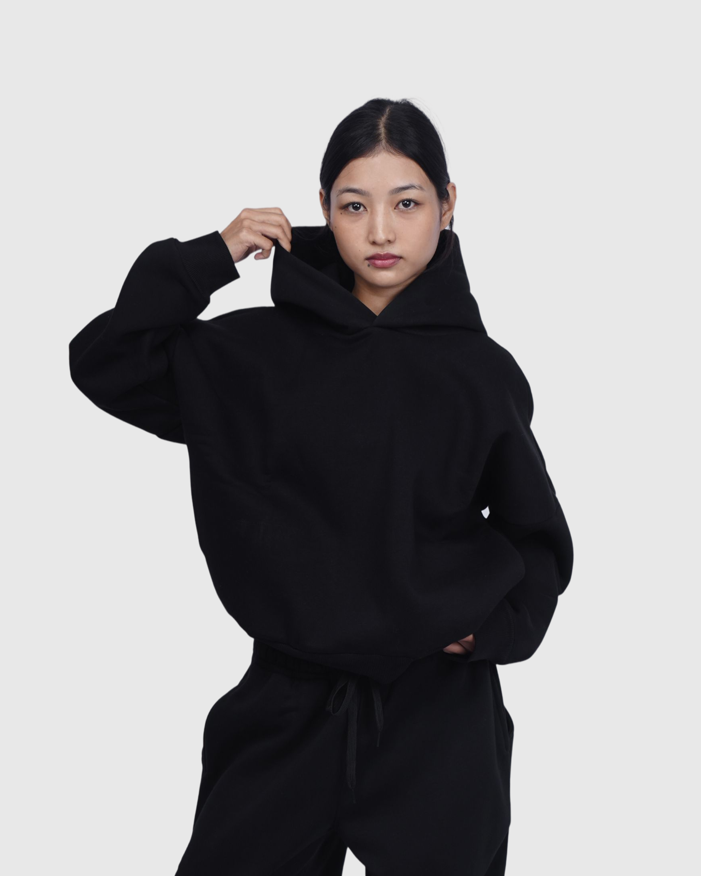 Midnight Black Classic Hoodie V2