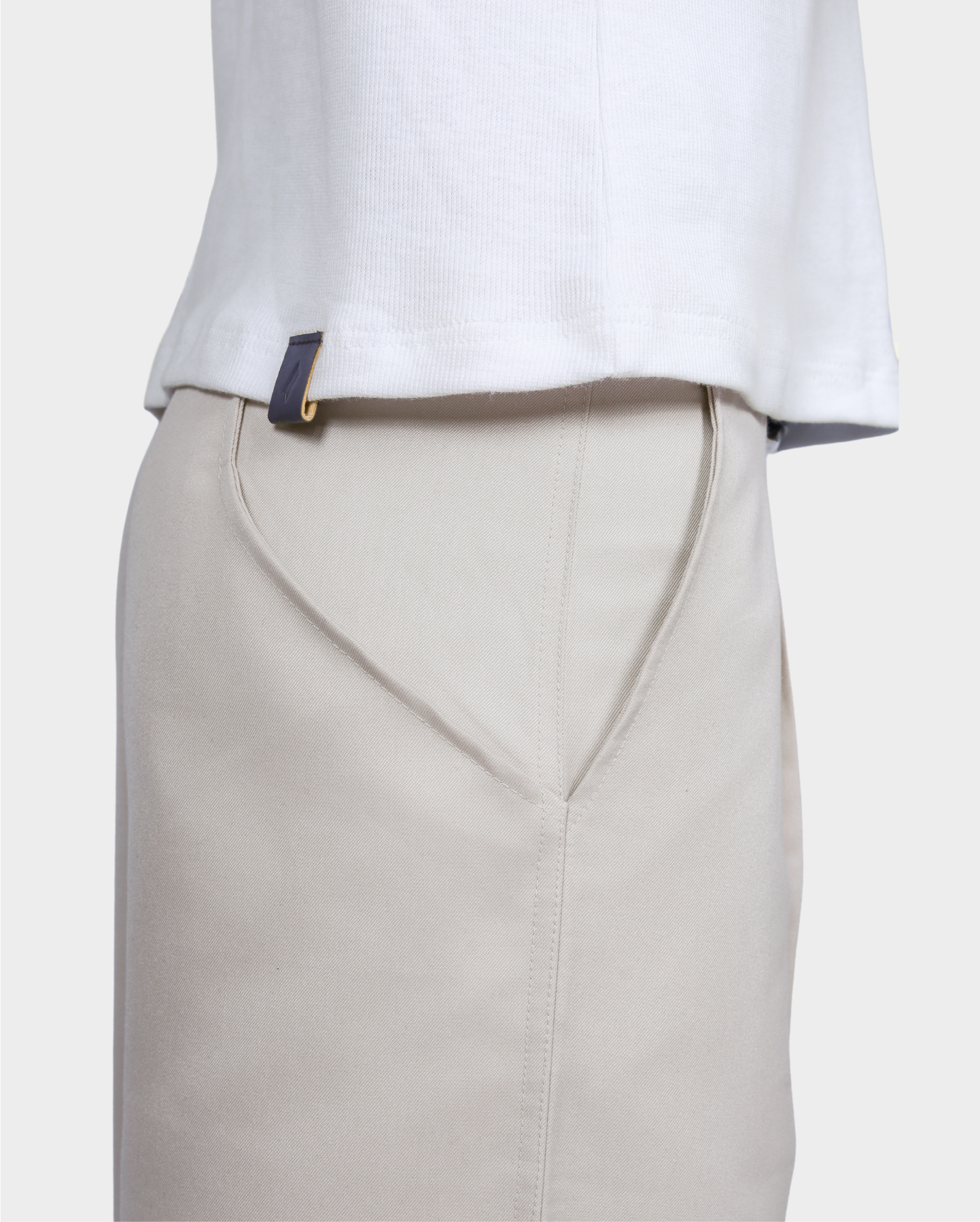 High Waist Tokio Pants - Beige