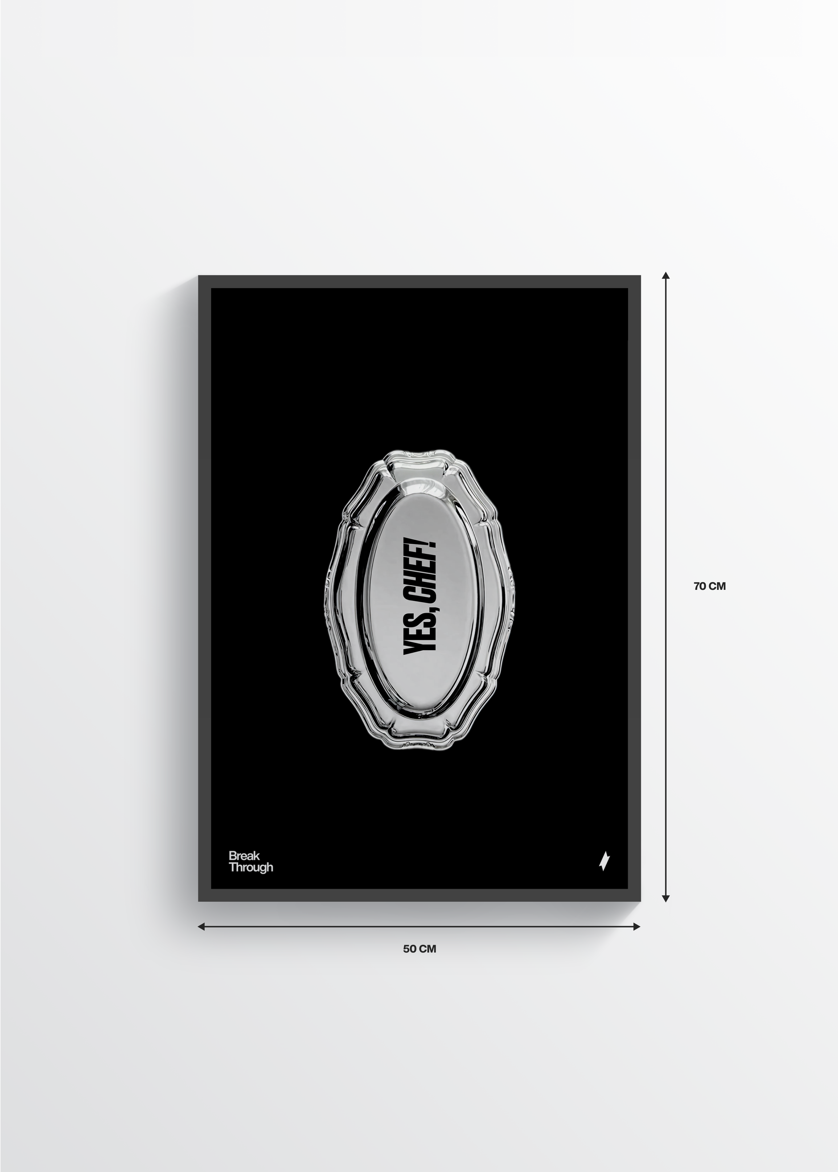Yes Chef / Silverware Wall Art