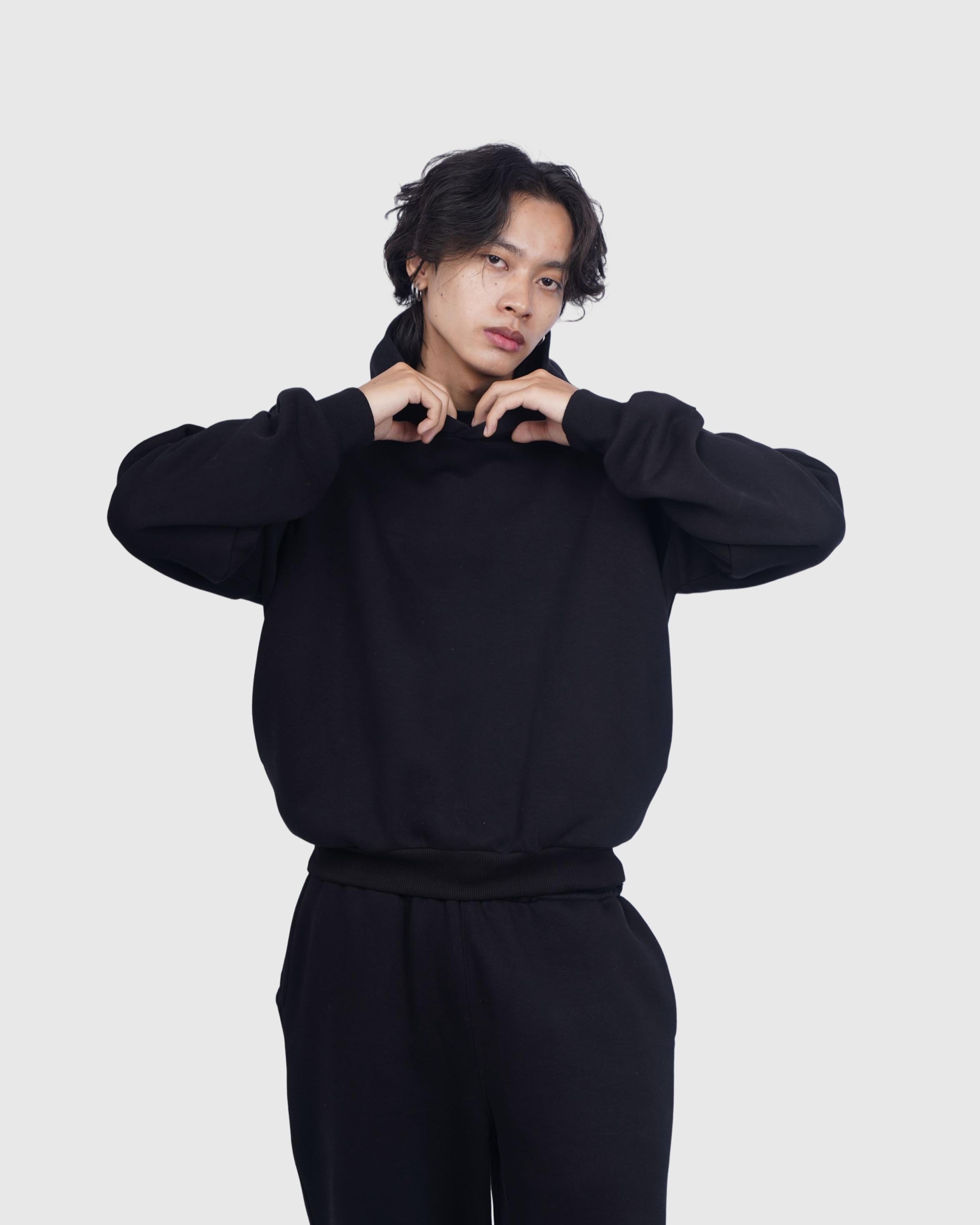 Midnight Black Classic Hoodie V2