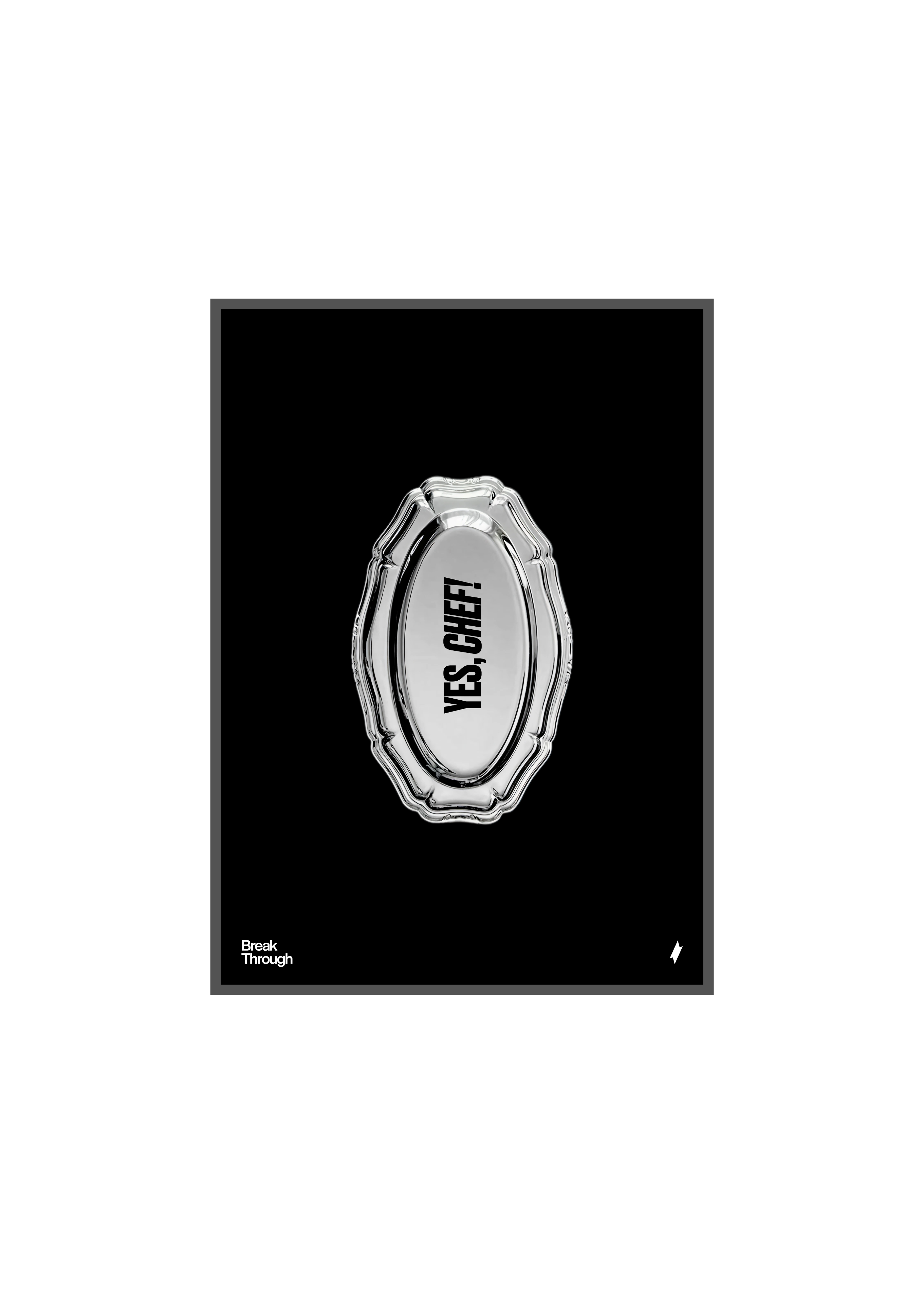 Yes Chef / Silverware Wall Art