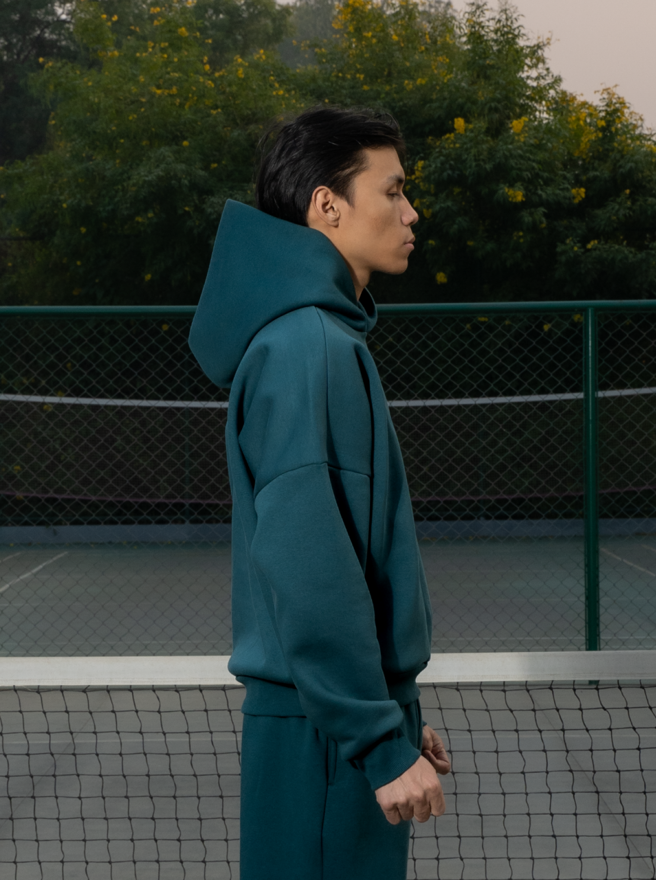 Moss Green Heavy Hoodie