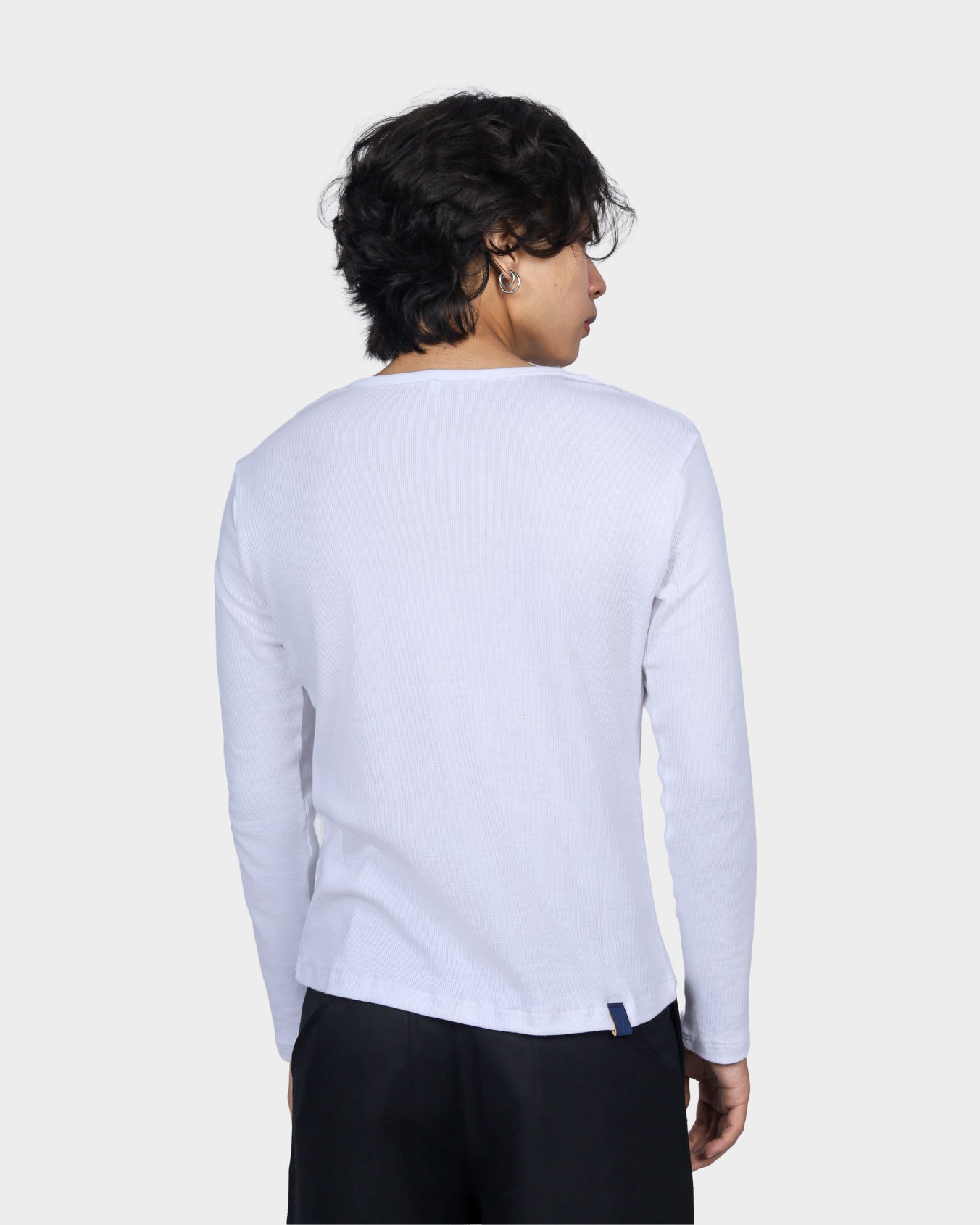 Henley Tee - White
