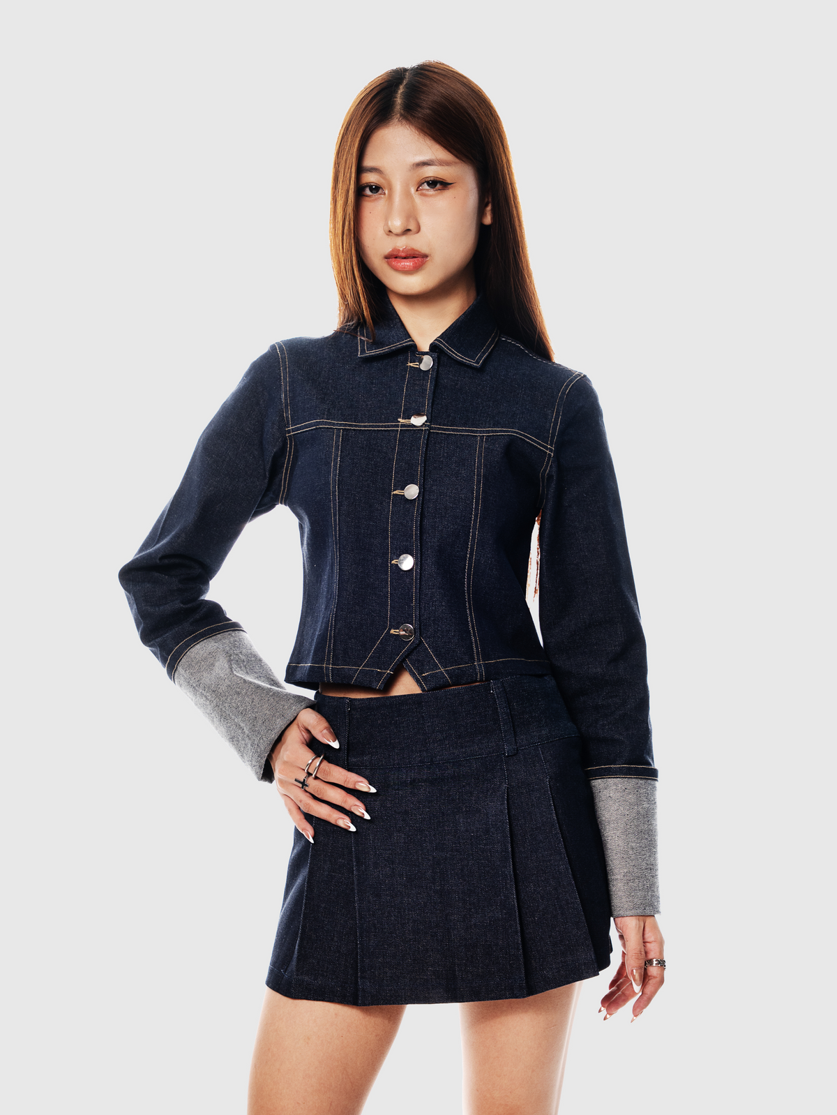 Women's Denim Set - Indigo