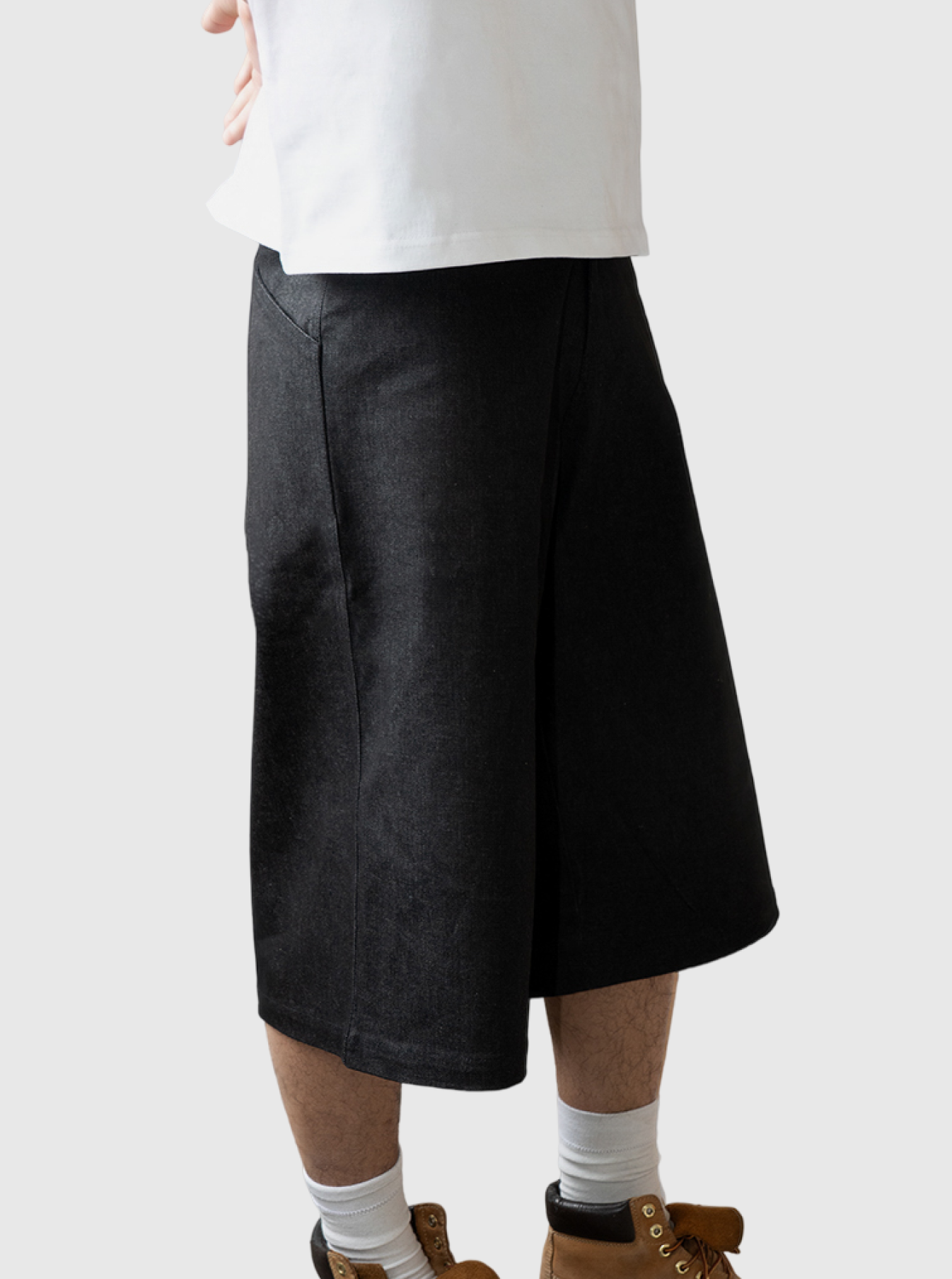 Denim Jorts - Black